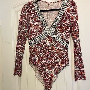 Intimately by Free People floral bodysuit